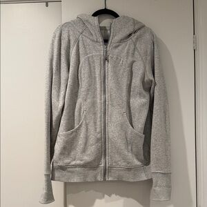 lululemon athletica Gray Zip-Up Hoodie
